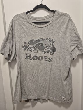 Roots Grey Logo Tee